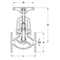 Globe valve Type: 1272 Low zinc bronze Flange PN10/16